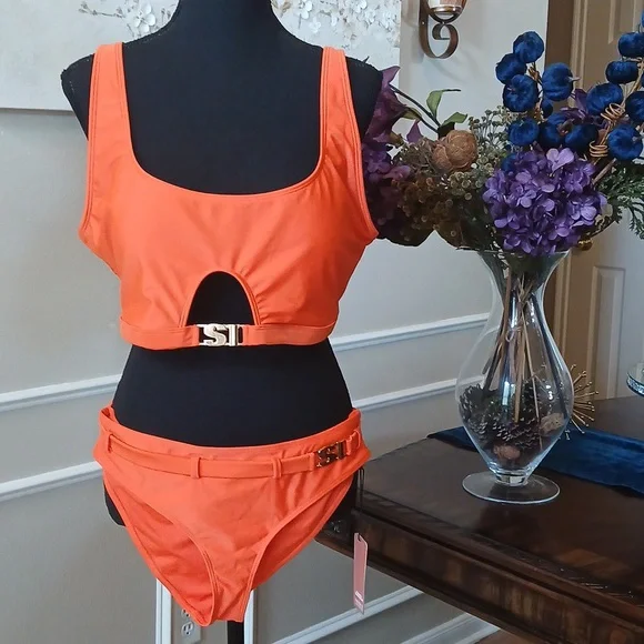 NWT Sports Illustrated Fiesta Forever 21 Bikini Set. Size Top 1X And Bottom L - Picture 9 of 17